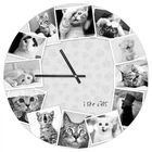 Часы настенные круглые Котики 36 см