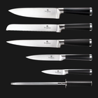 Набор ножей 7 предметов BERLINGER HAUS BLACK ROYAL Collection BH-2424 - изображение 2