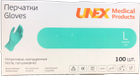 Рукавички Unex Medical Products нітрилові м'ятні нестерильні неопудрені L 50 пар (123-2020) - зображення 1