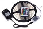 Светодиодная лента с пультом и блоком питания 300 LED RGB 5м IP68 3528