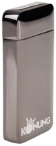 Запальничка Konung електроімпульсна дві дуги USB в подарунковій упаковці чорна глянсова - зображення 5