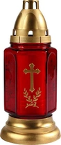 Лампадка красная в стекле Bispol 3 дня 24,5 см (3005-030) - изображение 1
