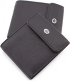 Шкіряний гаманець ST Leather (ST155) 98386 Чорний