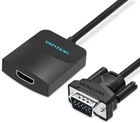 Переходник Vention VGA-HDMI, 0.2 м со звуком и питанием (ACNBB) (43387992)