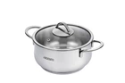 Кастрюля из нержавеющей стали с крышкой 2,3 L Ardesto Black Mars AR0723S