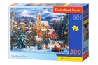 Кастор Пазлы 300 "Катание на санях" 40*29см, B-030194