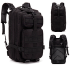 Тактичний рюкзак Military 25 L Чорний похідний (109161-T 410) - зображення 1