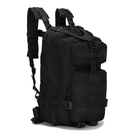 Тактичний рюкзак Military 25 L Чорний похідний (109161-T 410) - зображення 4