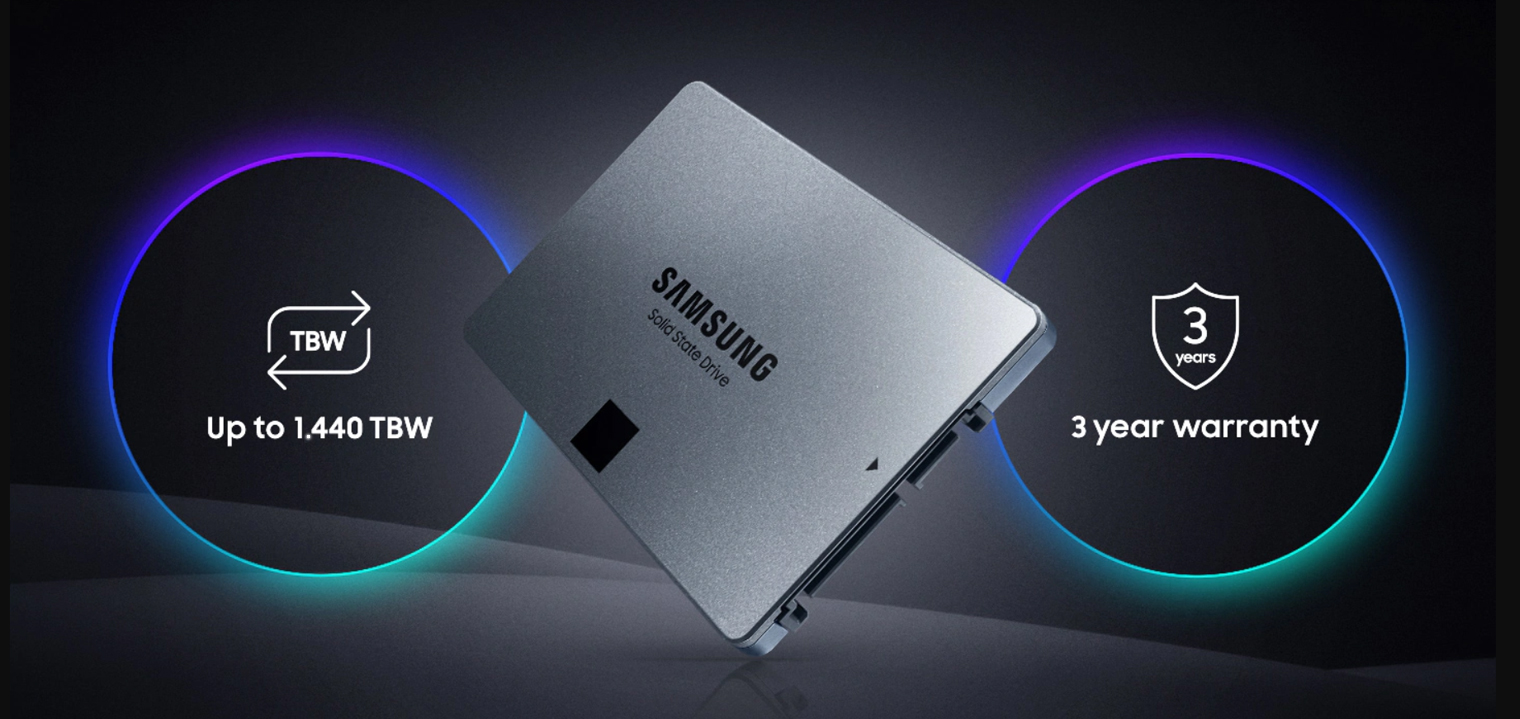 SSD диск Samsung 860 QVO 1TB 2.5