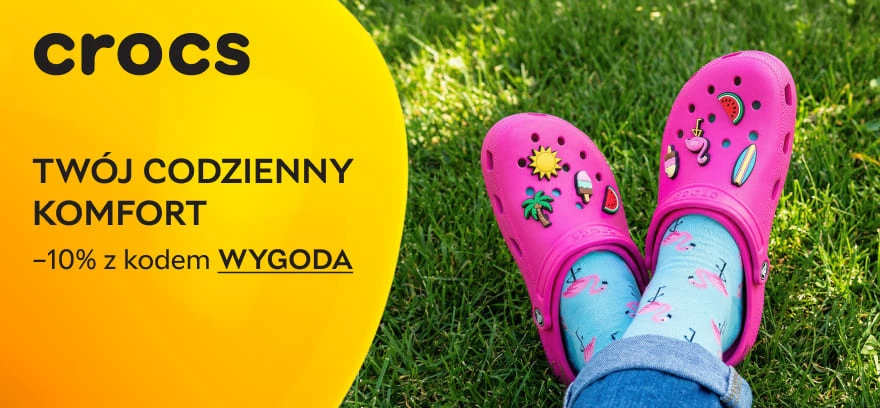 Crocs – Twój codzienny komfort! 👟 Dodatkowe -10% z kodem WYGODA