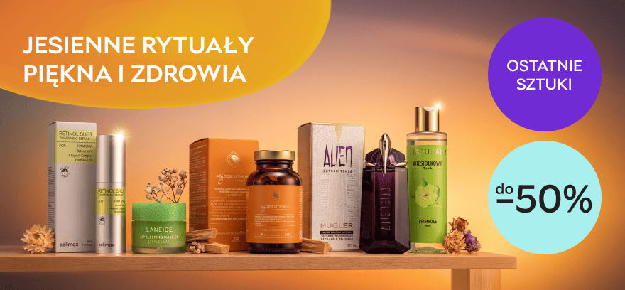 🍂 Jesienne rytuały piękna i zdrowia – kosmetyki i suplementy do -50%!