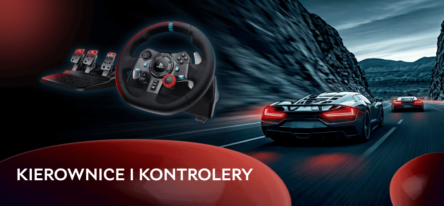 🏎️ Kierownice i kontrolery – przejmij kontrolę nad grą 🎮