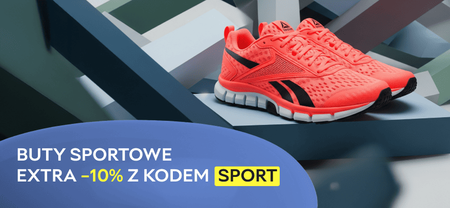 Rozdajemy dodatkowy rabat na buty sportowe – kodem SPORT kupuj o extra 10% taniej!