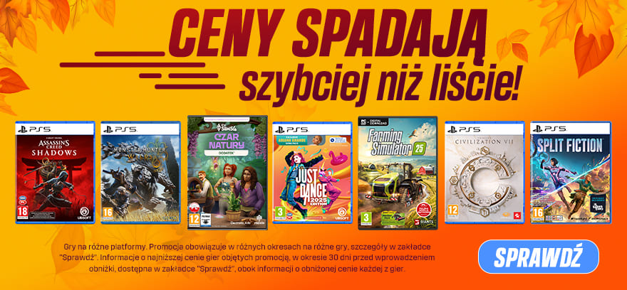🎮Ceny na gry spadają szybciej, niż liście!