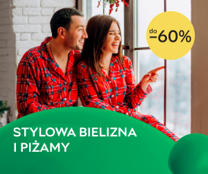 Stylowa bielizna i piżamy ze zniżką do -60%!