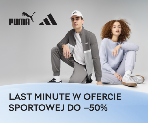 🏃‍♂️ Last minute w ofercie sportowej — zniżki do -50% na marki adidas i Puma!