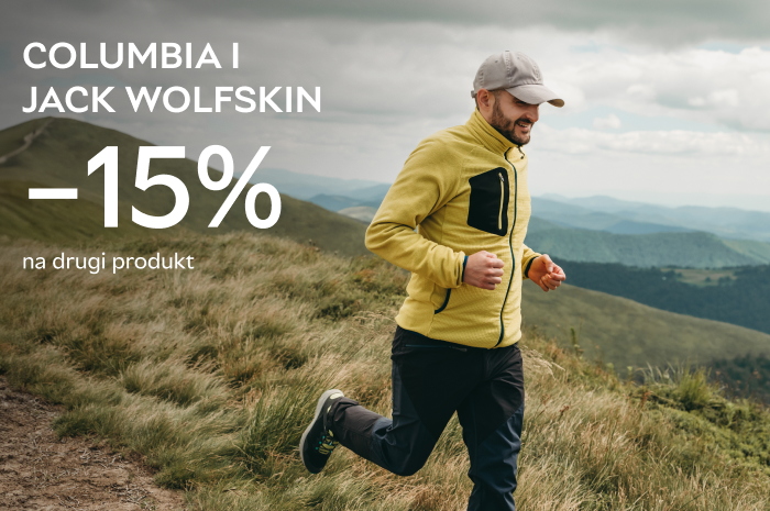 Odkrywaj świat outdooru z Columbia i Jack Wolfskin  -15% na drugi produkt