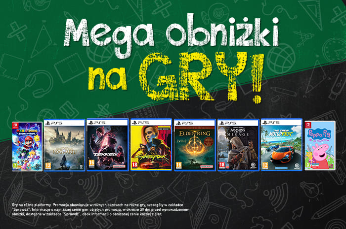 Mega obniżki na gry!