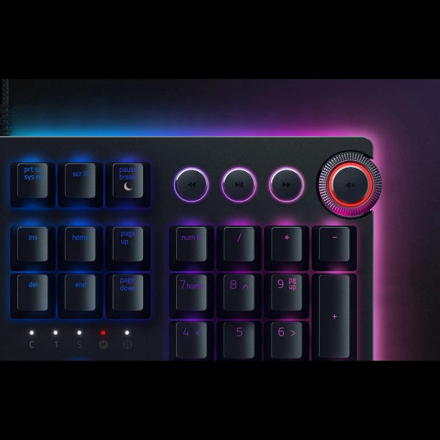 Клавиатура проводная Razer Huntsman Elite Purple Optical switch RU