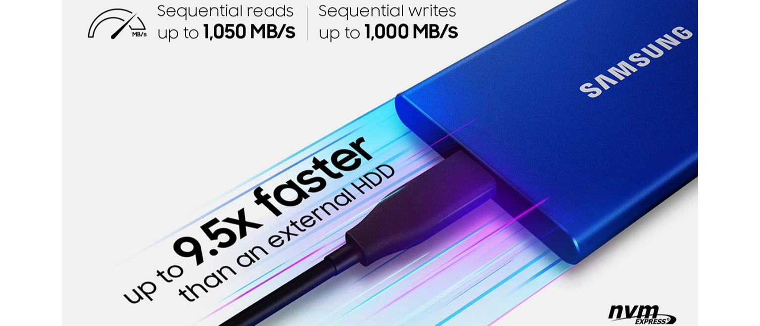 SSD диск Samsung Portable T7 500GB USB 3.2 Type-C (MU-PC500T/WW