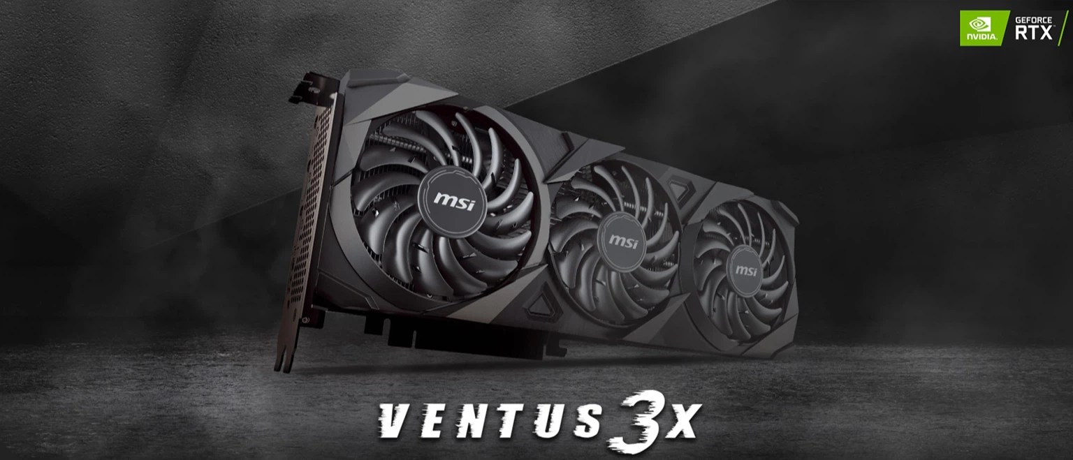 Видеокарта MSI PCI-Ex GeForce RTX 3060 Ventus 3X 12G OC 12GB GDDR6