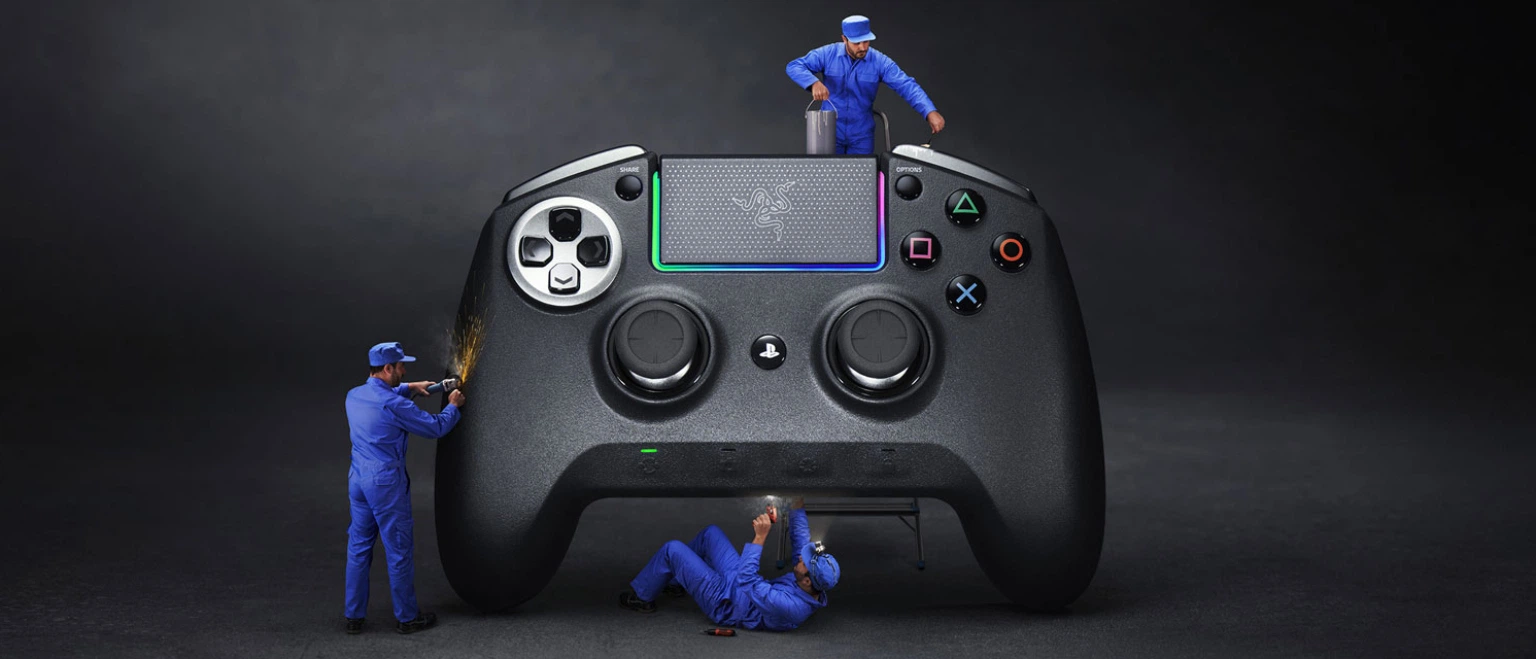 Геймпад Razer Raiju Ultimate PS4/PC Black (RZ06-02600100-R3G1/RZ06 Геймпад Razer Raiju Ultimate PS4/PC Black (RZ06-02600100-R3G1/RZ06