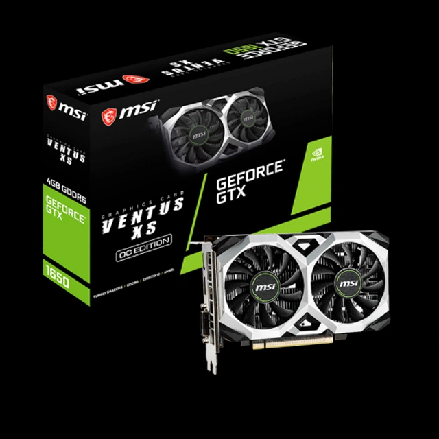 Видеокарта MSI PCI-Ex GeForce GTX 1650 D6 Ventus XS OC 4GB GDDR6