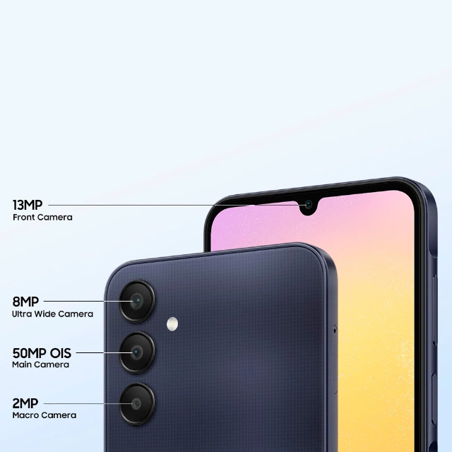 Мобильный телефон Samsung Galaxy A25 8/256GB Blue-Black (SM