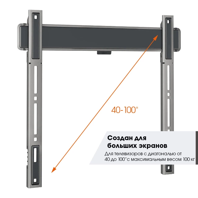 Настенное крепление для телевизора Vogels TVM 5605 Black (5856050