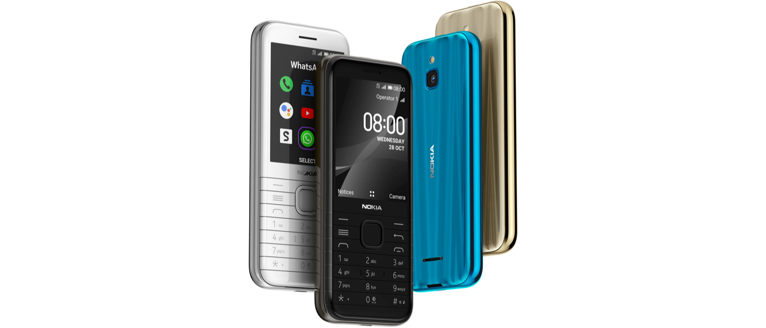 Мобильный телефон Nokia 8000 DS 4G Blue