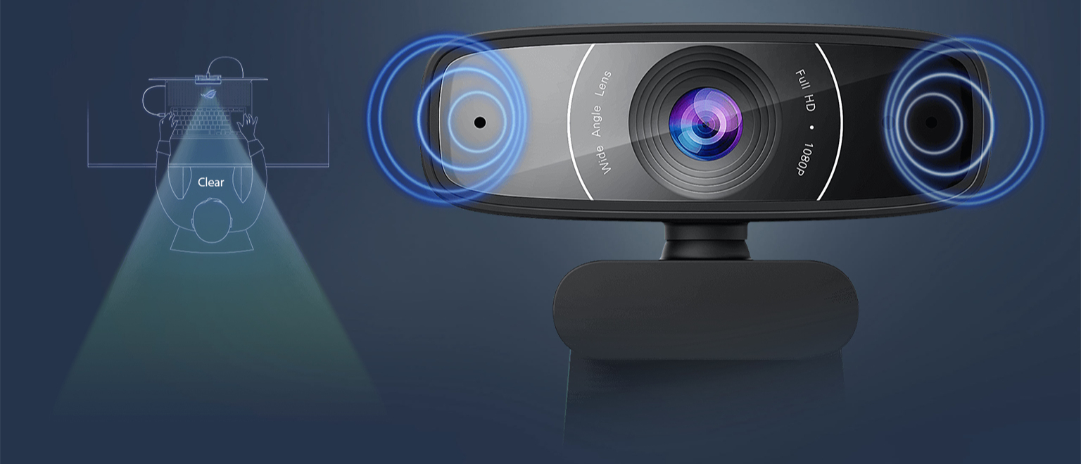 Веб-камера Asus Webcam C3 Black (90YH0340-B2UA00) – фото, відгуки ...