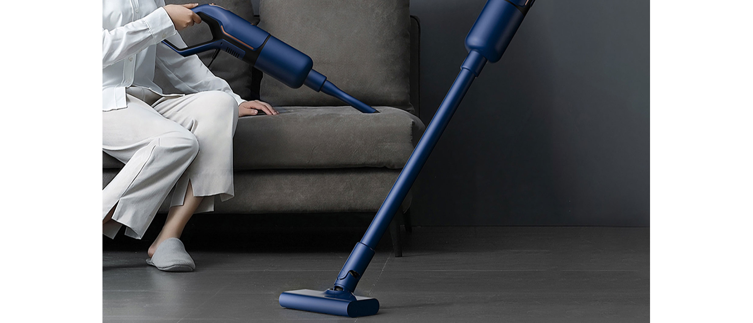 Пилосос без мішка Deerma Vacuum Cleaner Blue (DX1000W) фото, відгуки