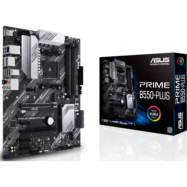 Материнская плата Asus Prime B550-Plus (sAM4, AMD B550, PCI-Ex16 ...