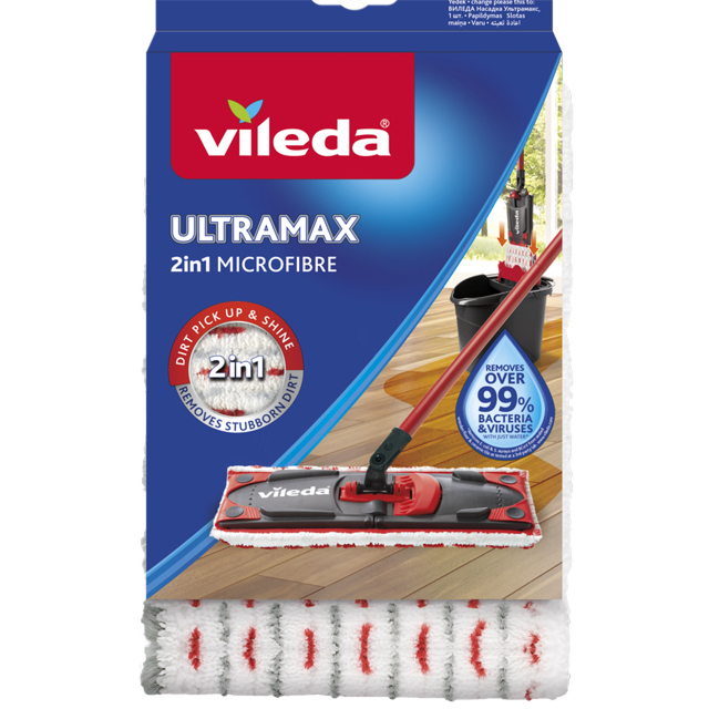 Набор для уборки Vileda UltraMax (швабра и ведро с отжимом ...