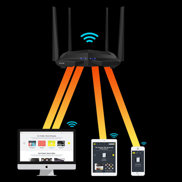 Маршрутизатор Tenda AC10 WiFi5/ AC1200 / 1 Гбіт/с – фото, відгуки ...