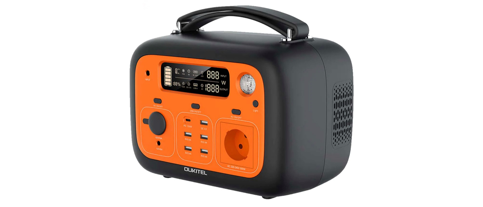 OUKITEL P501 ポータブル電源 505Wh AC500W